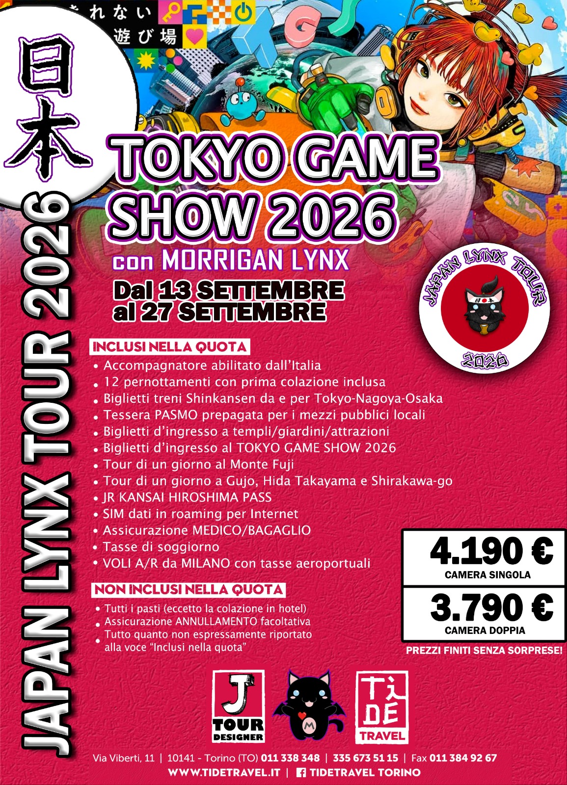 Locandina del Japan Lynx Tour 3 – Tokyo Game Show 2026